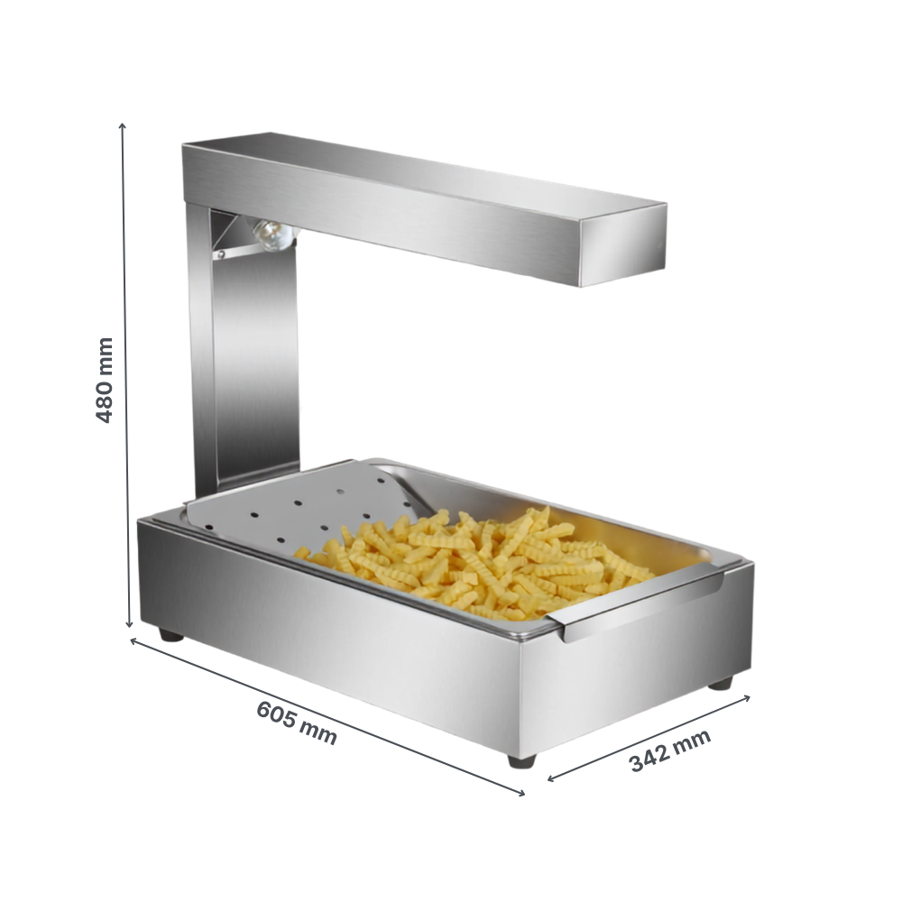 CHIP DUMP – Commercial Electric Chips Warmer | Model HCW-620