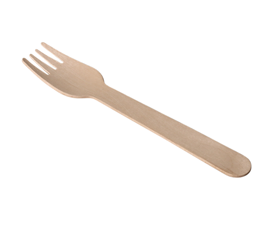 Biodegradable Wooden Fork - Pack of 100