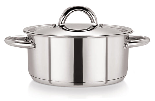30cm Stainless Steel Casserole & S/S Lid (5330)