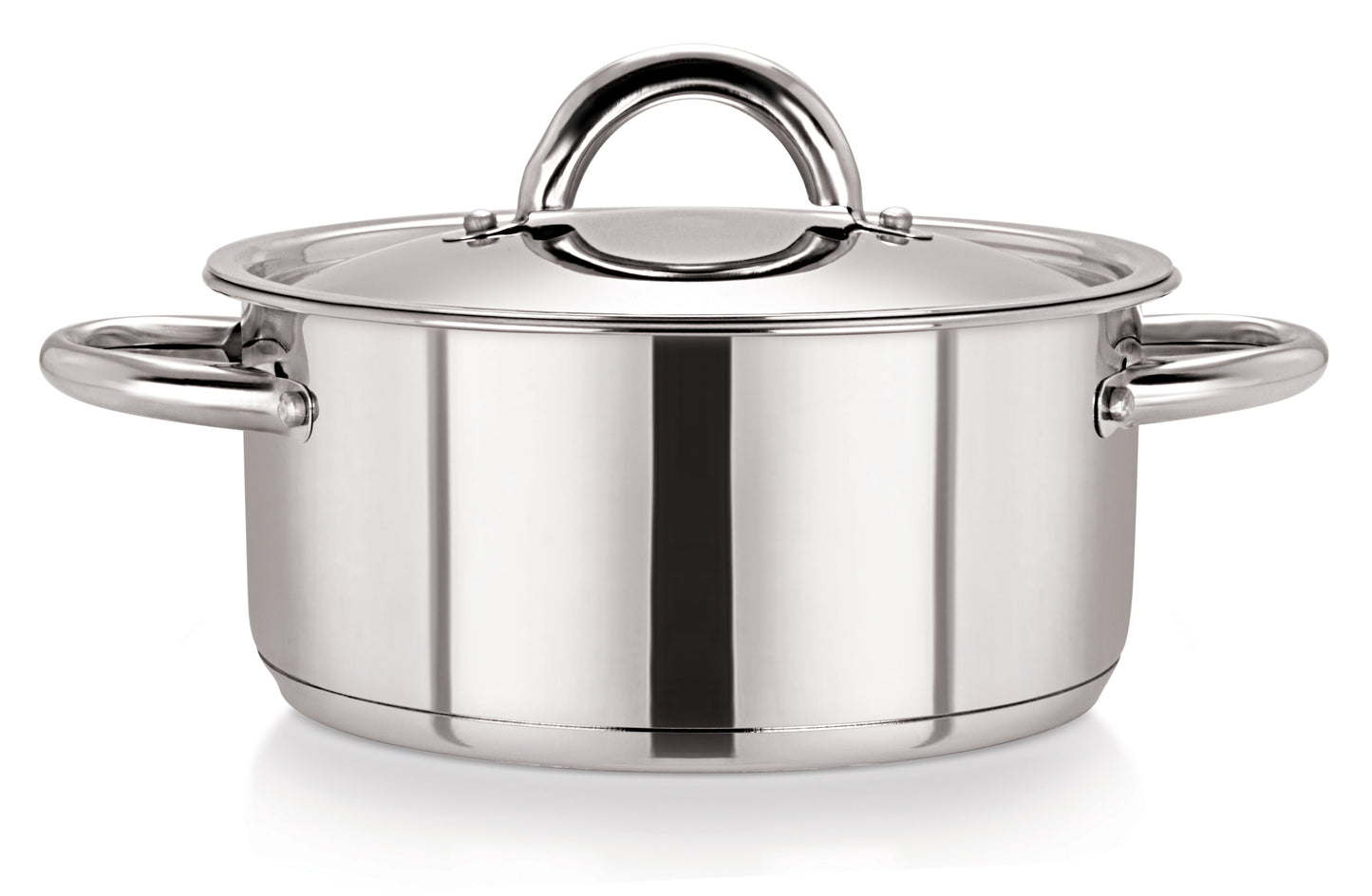 18cm Stainless Steel Casserole & S/S Lid (5318)
