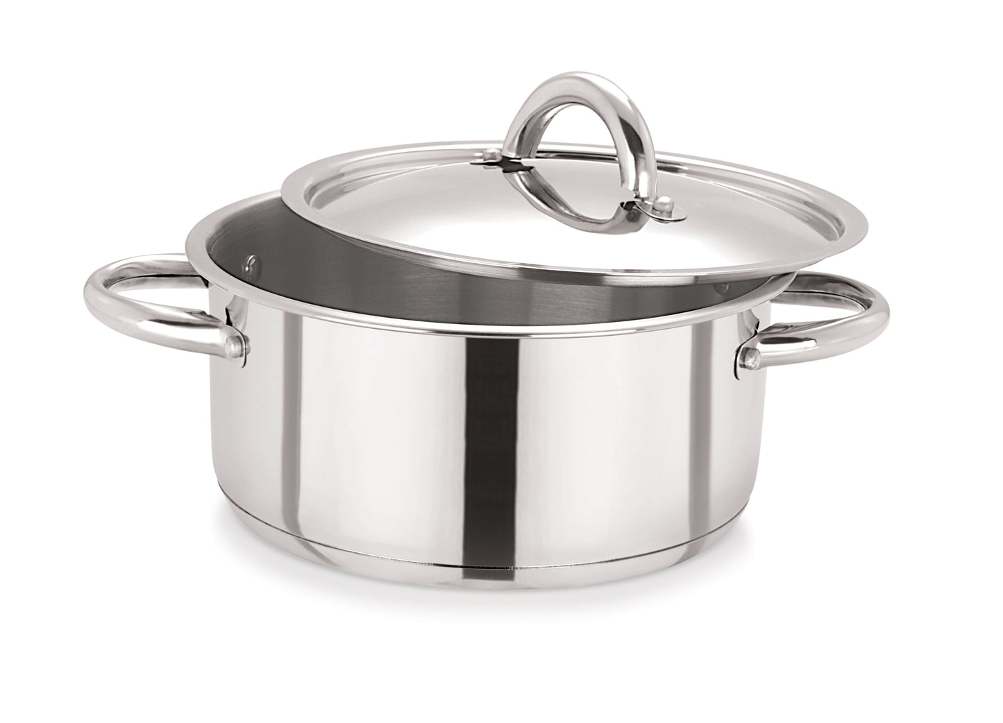 18cm Stainless Steel Casserole & S/S Lid (5318)