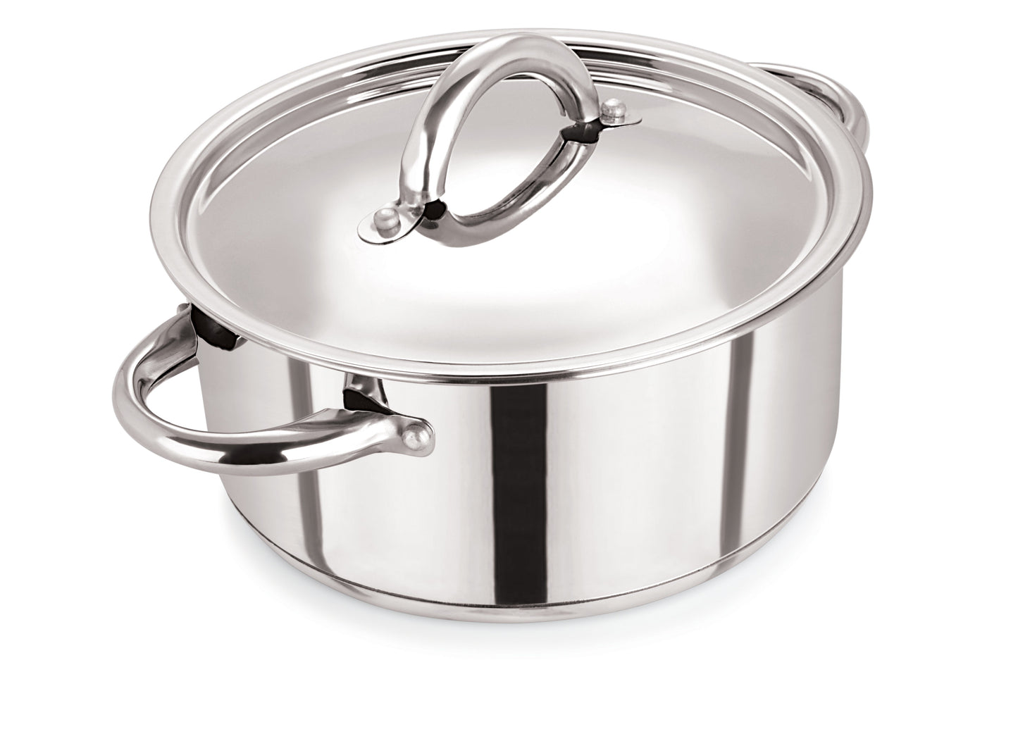 18cm Stainless Steel Casserole & S/S Lid (5318)