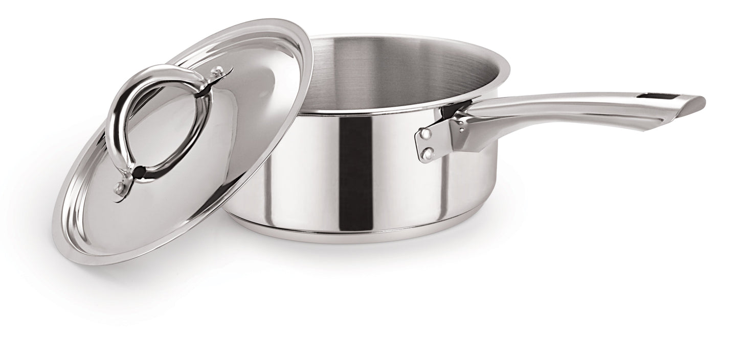 20cm Stainless Steel Sauce Pan & S/S Lid (5304)