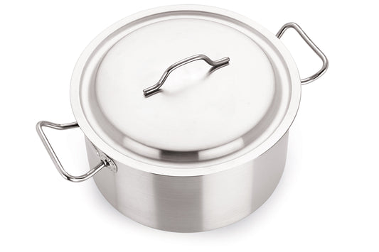 24cm Stainless Steel Stew Pan & Lid (5005)