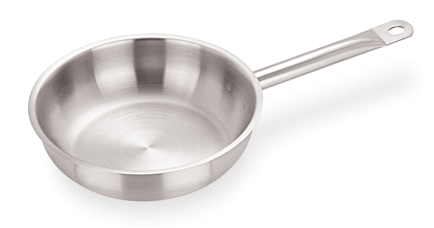 24cm Stainless Steel Sauteuse Pan (4892)