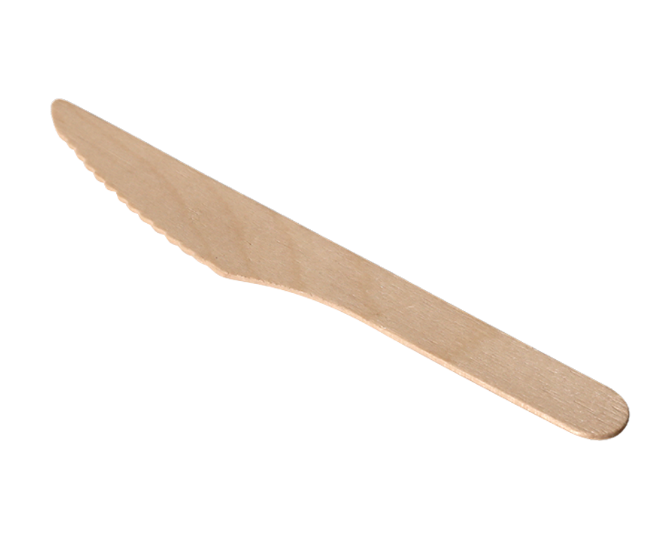 Biodegradable Wooden Knife - Pack of 100