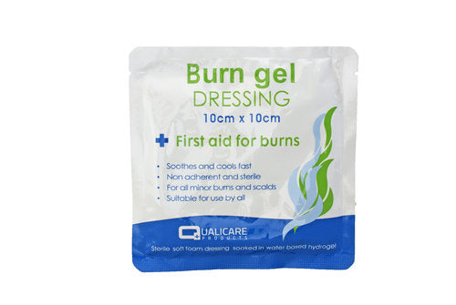 Sterile Hydrogel Burn Dressing (10cm x 10cm) – Immediate Cooling Relief