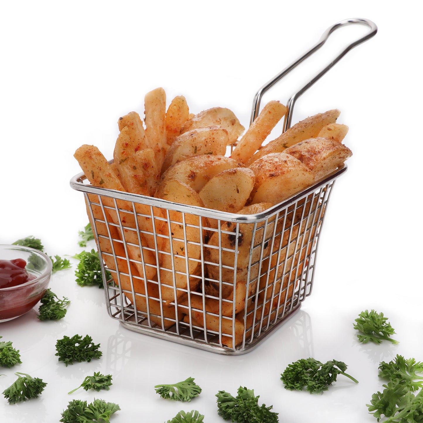 10.5cm square fry basket