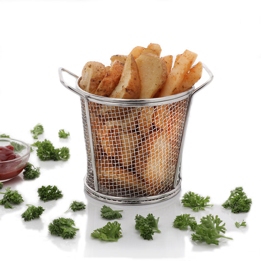 9cm round serving basket