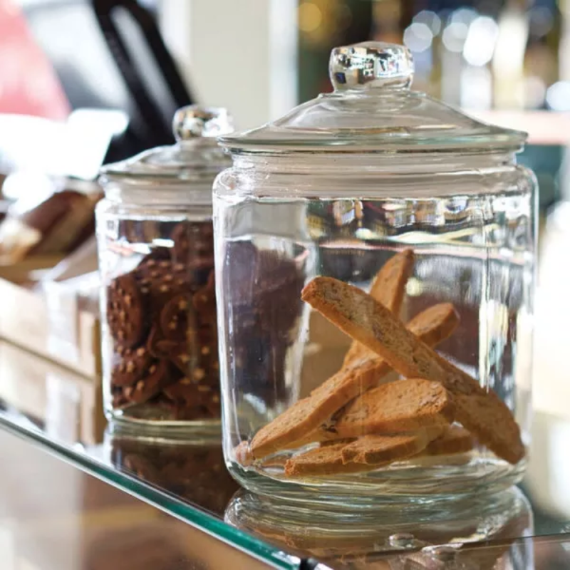 Chef-Hub 3.8L Glass Storage Jar with Airtight Seal