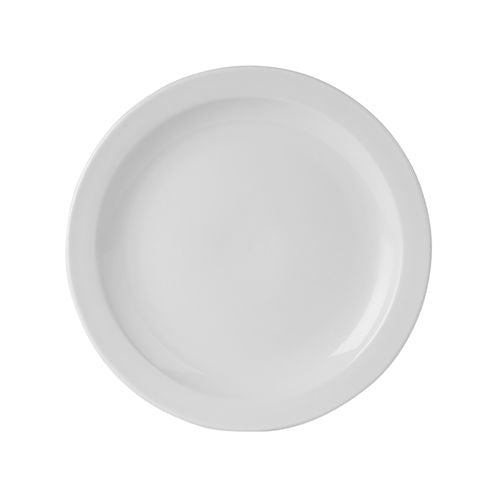 Simply Tableware Narrow Rim 23cm/9″ Plate (Pack of 6)