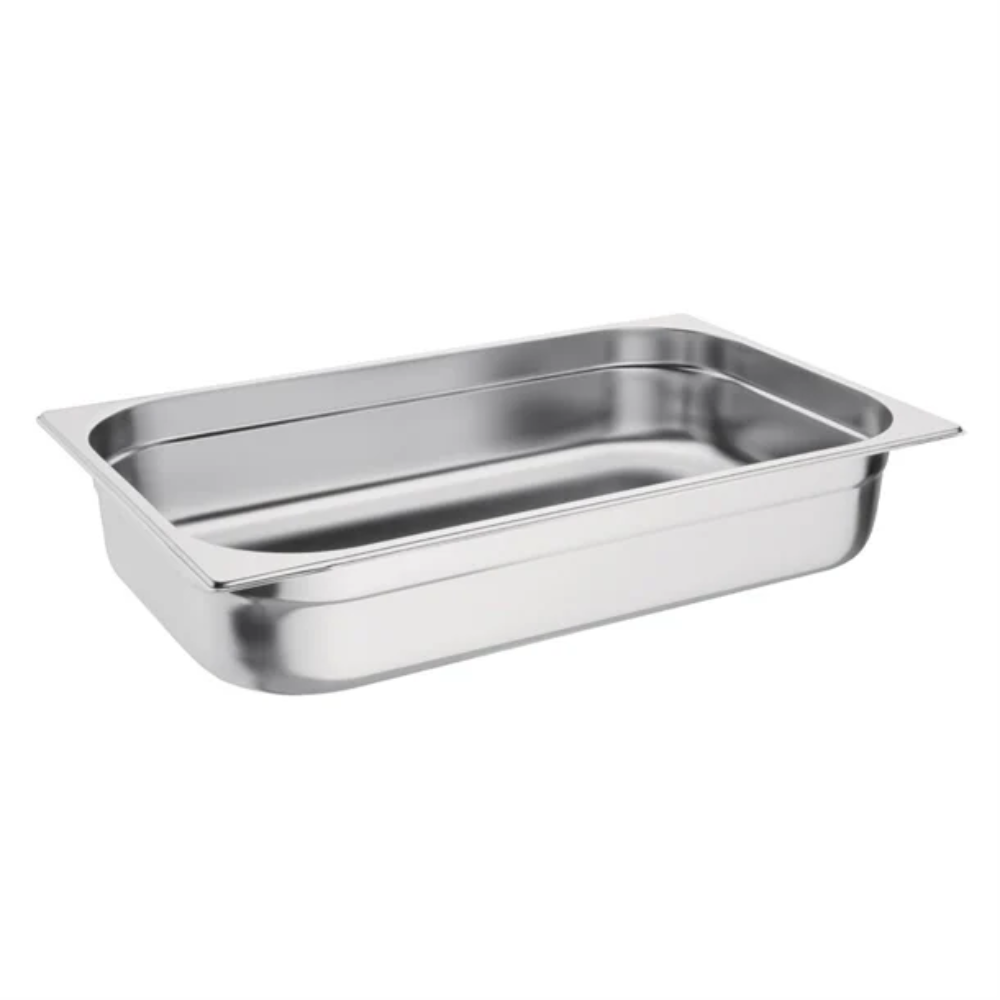 1/1 Full Size Stainless Steel Gastronorm Container 100mm Deep