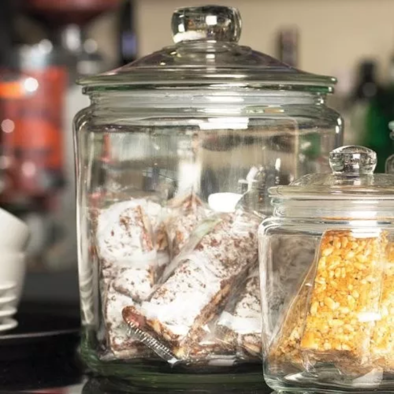 Chef-Hub 3.8L Glass Storage Jar with Airtight Seal