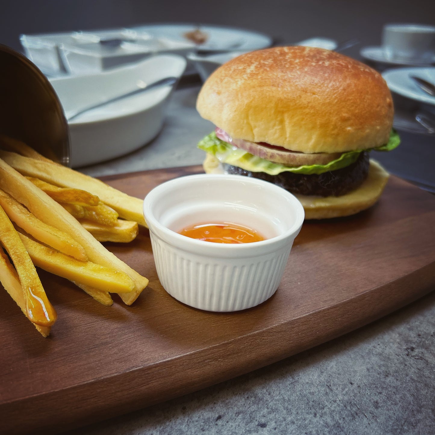 6.5cm / 2.5" Fluted Ceramic Ramekin