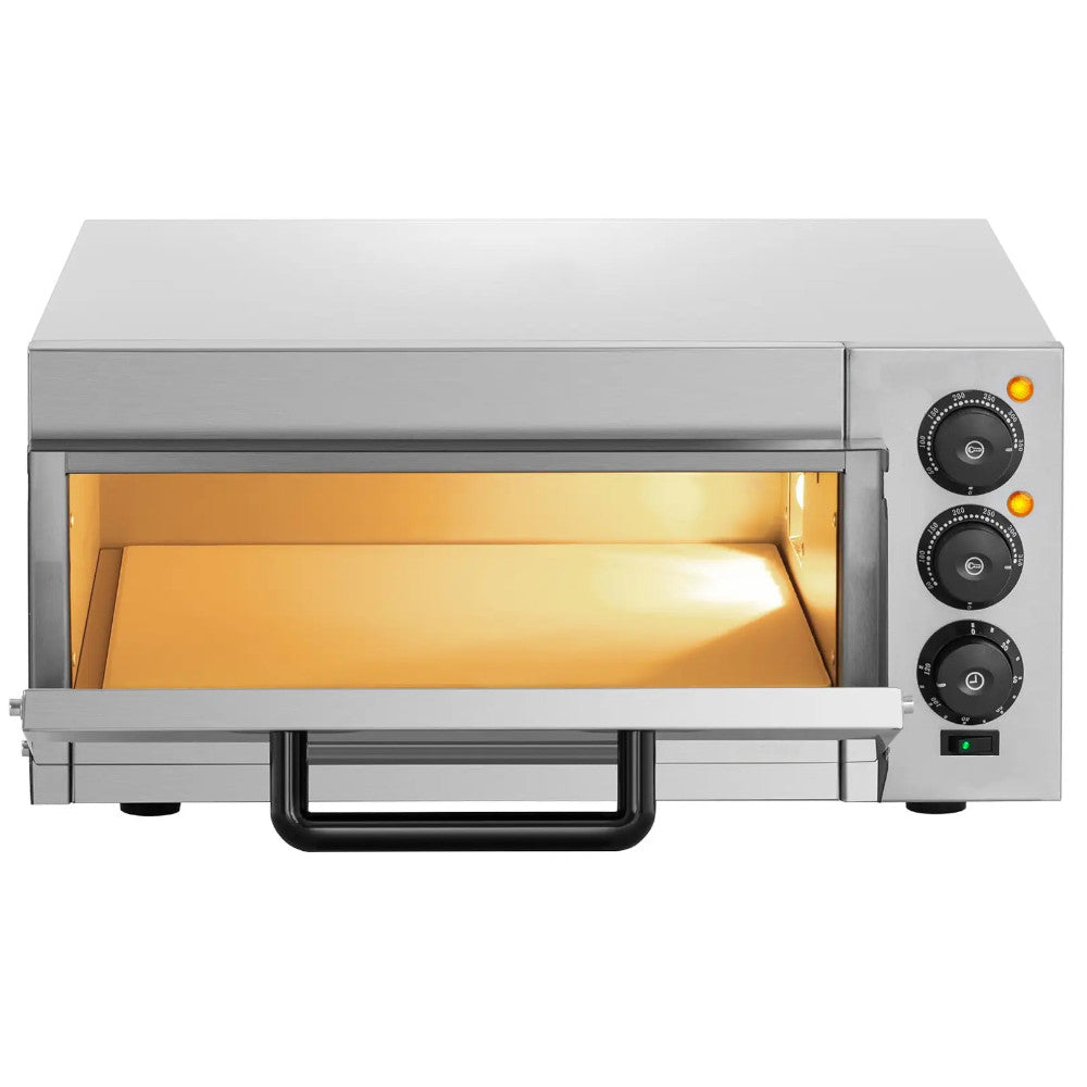 Single Deck Stone Base Pizza Oven 2Kw