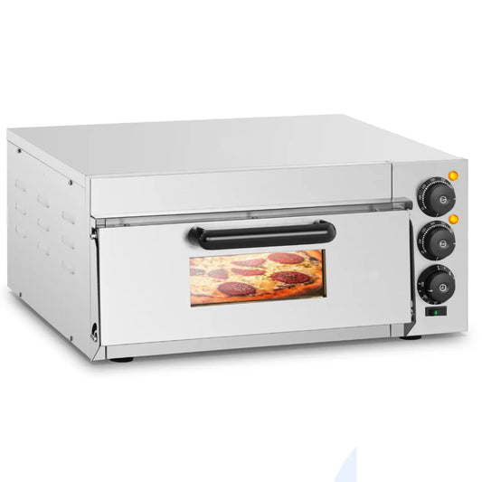 Single Deck Stone Base Pizza Oven 2Kw