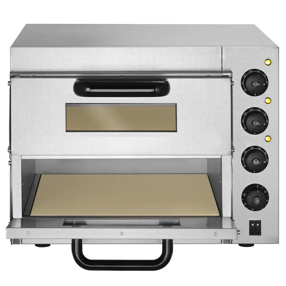 Double Deck Stone Base Pizza Oven 3Kw