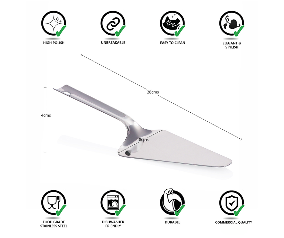 Multi Buy Offer Set of 4 Stainless Steel Pie Lifters