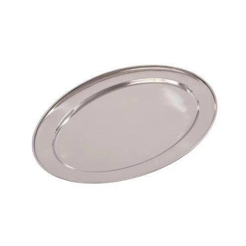25cm Stainless Steel oval platter / serving tray