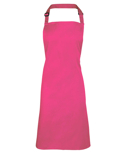 Basic Bib Apron - Hot Pink