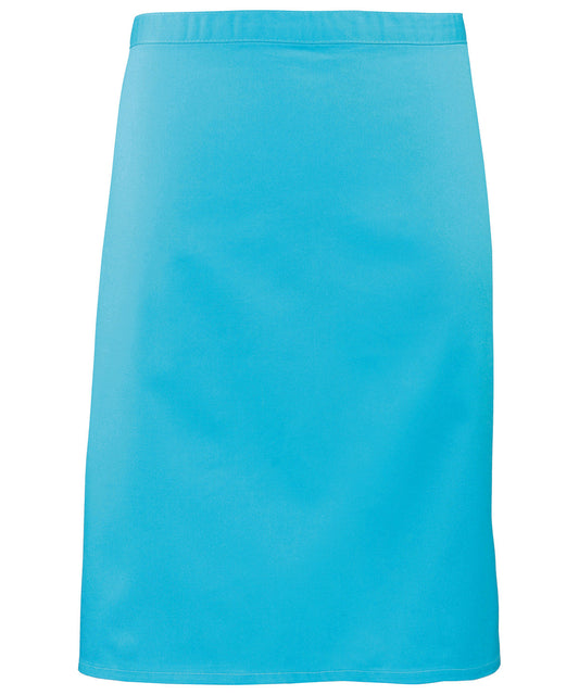 Mid-Length Waist Apron - Turquoise
