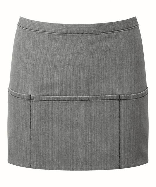 3-Pocket Waist Apron - Grey Denim