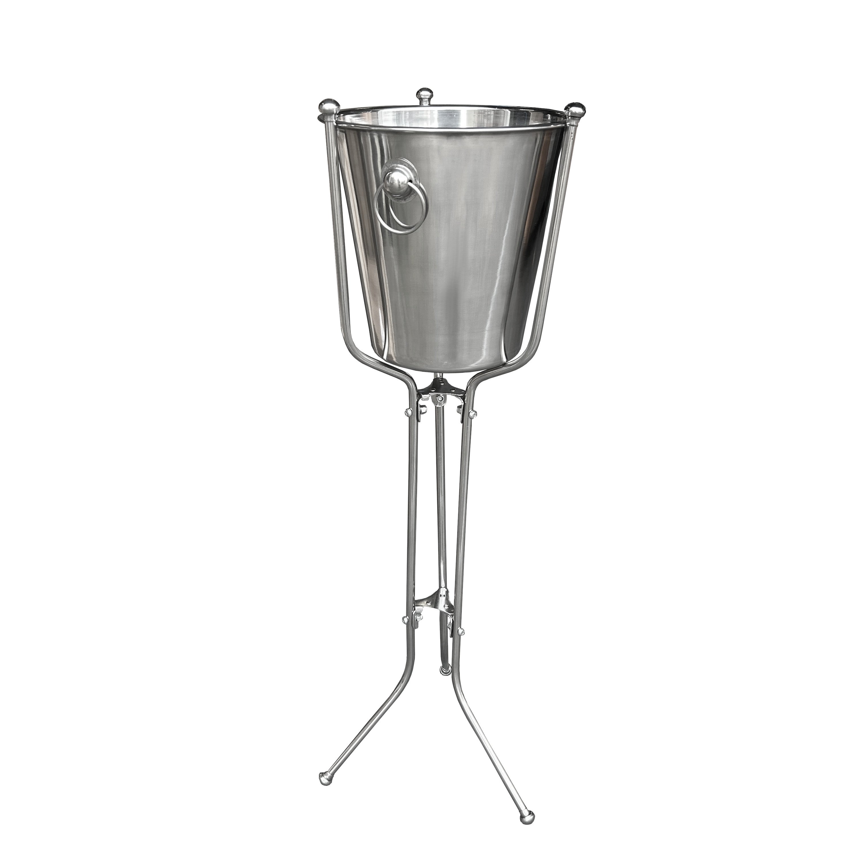 Triangle Bucket Stand Stainless Steel Champagne Bucket & Stand Set – Chef-Hub