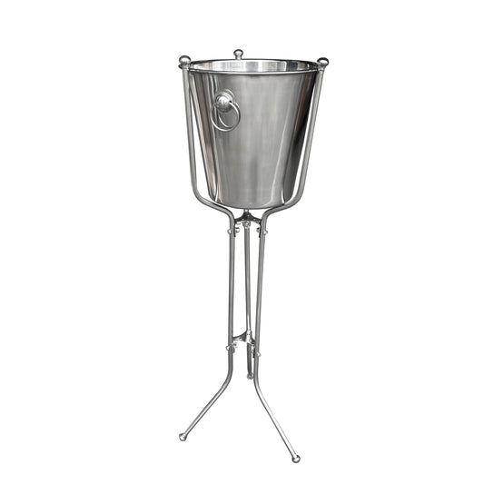 Stainless Steel Champagne Bucket & Stand Set