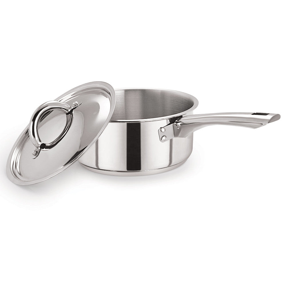 16cm Stainless Steel Sauce Pan & S/S Lid (5302)