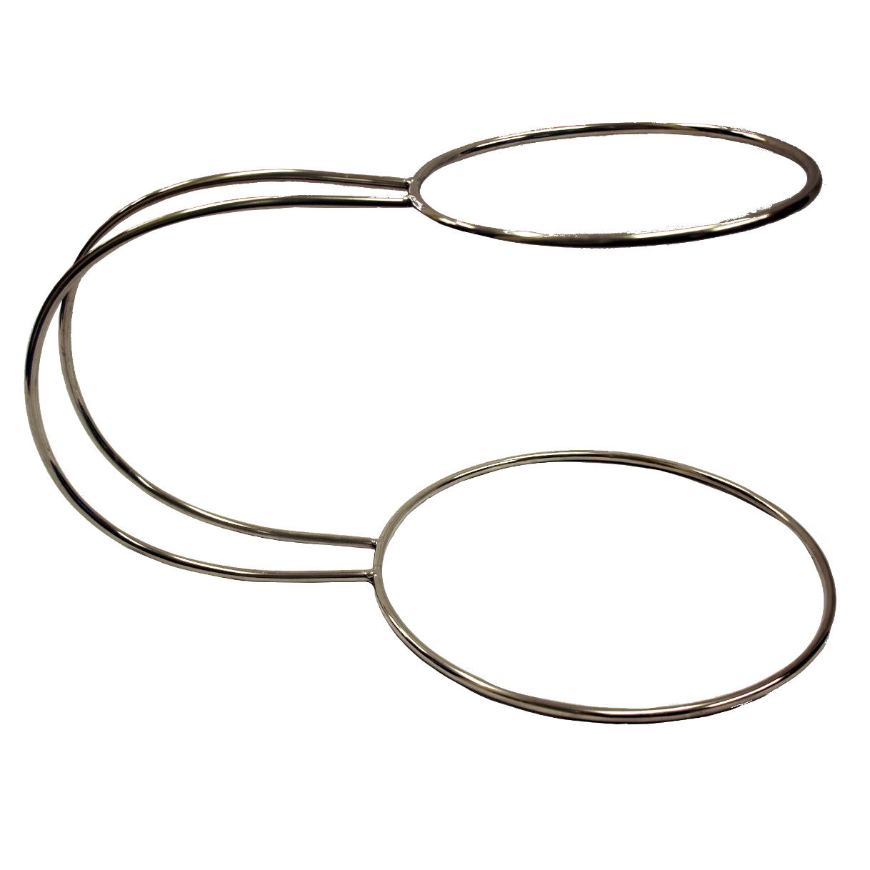 Elegant Silver 2 Tier Wedding Cake Stand | Dessert & Cupcake Display | Lightweight Stainless Steel