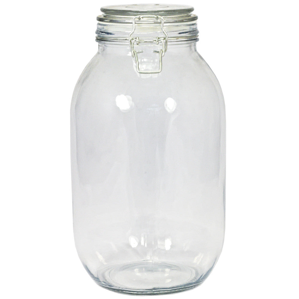 3L Clip Top Glass Storage Preserve Jar
