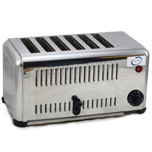 Chef-Hub Heavy Duty Commercial 6 Slot Toaster