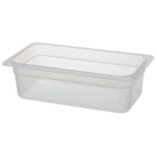 1/3 One Third Size Polypropylene Gastronorm Container 100mm Deep