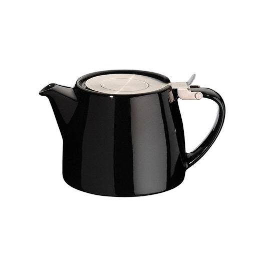 18oz Black Stacking Teapot With Infuser