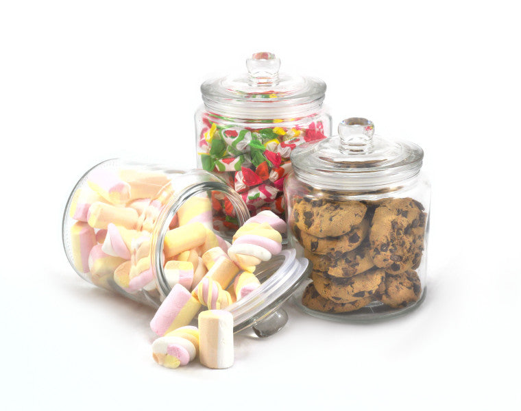 Chef-Hub Glass Biscotti Storage Jar 1.9L