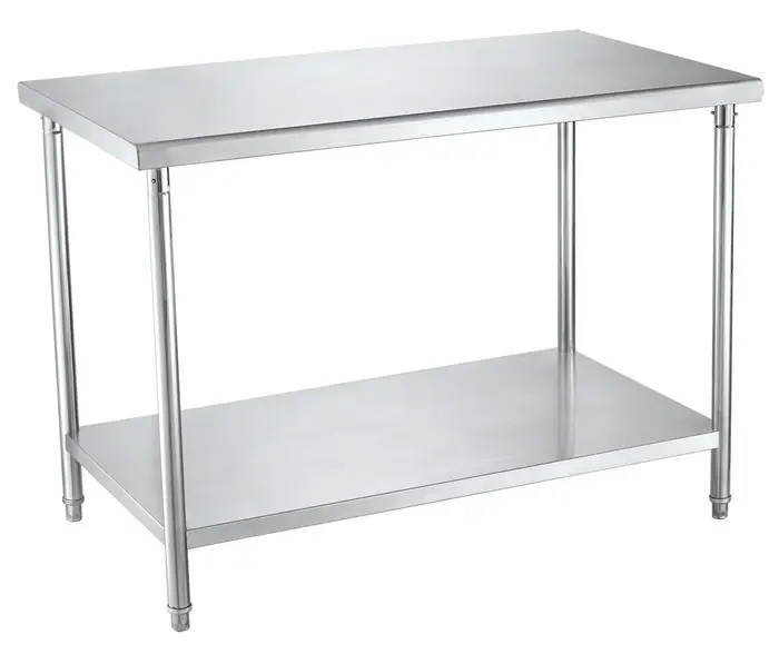 600 x 1200cm Commercial Kitchen Prep Table