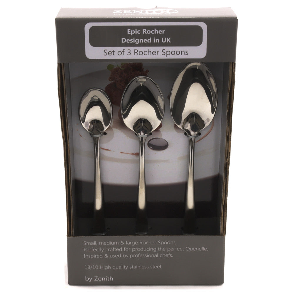 Rocher Chef Professional Catering Spoons Set of 3