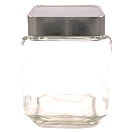 Chef-Hub Set of 3 Glass Storage Jars 1300ml